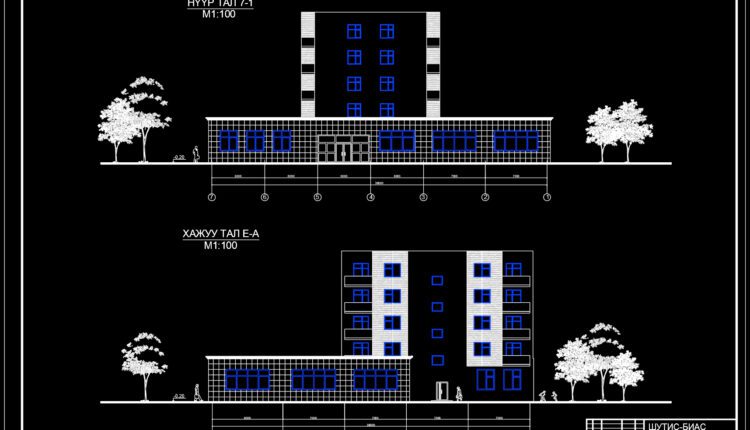 Tennis Billard Center Plans and Sections Details Autocad