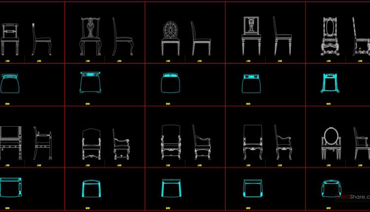 120.Furniture Cad Blocks free download