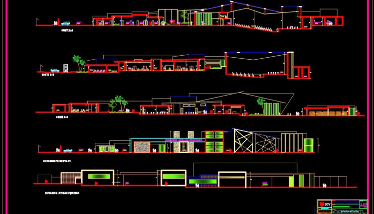 26.Cultural and arts center AutoCAD File Download