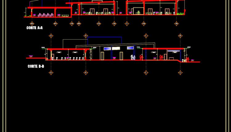 26.Cultural and arts center AutoCAD File Download