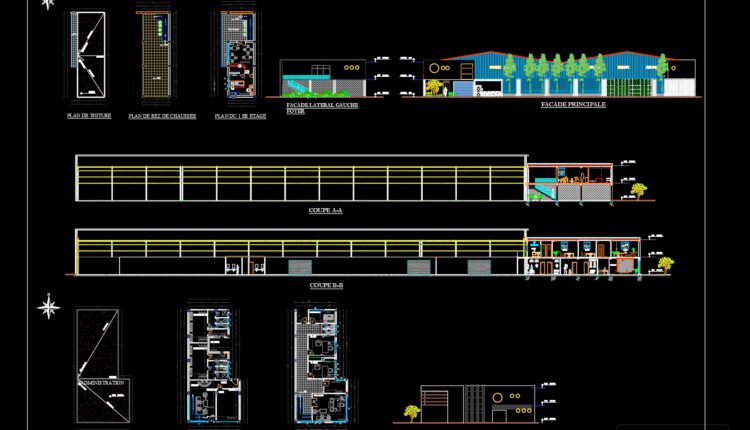 27.Plant Of Fruit Conservation Autocad DWG File