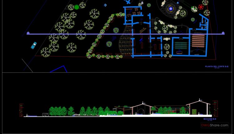 29.PLANTA GENERAL CENTRO DE INTERPRETACION AutoCAD File Download
