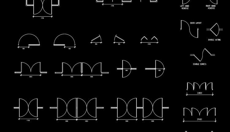 325.Doors Plan CAD Blocks (1)