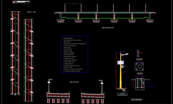 33.Bridge Lighting System Details CAD