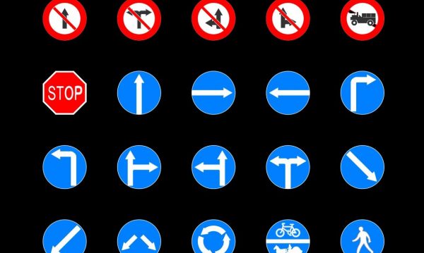 38.Cad Symbol Road Signs Traffic Manual free download