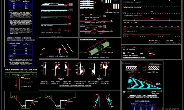 4 years ago
                

                
             4,70352.Cad File of Roadworks Pavement Marking Details For Free Download