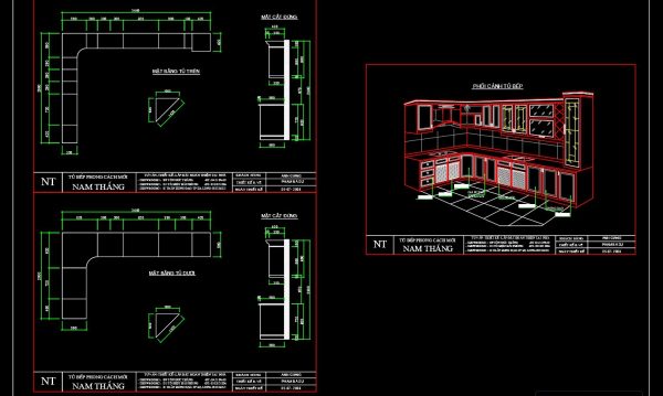 4 years ago
                

                
             1,01158.Traditional kitchen cupboard, kitchen cabinets autocad drawing