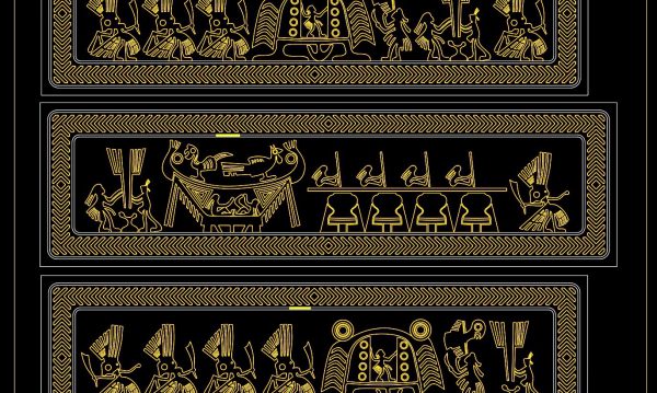 59.Asian Traditional Pattern AutoCAD Blocks Free Download