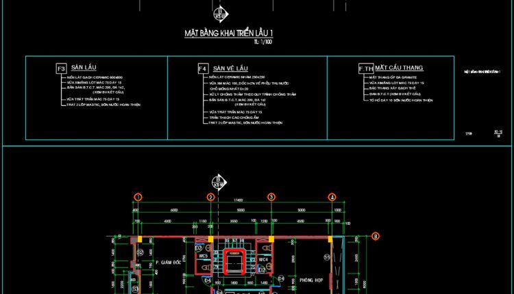 6 Levels House 8x17m AutoCAD File Free Download