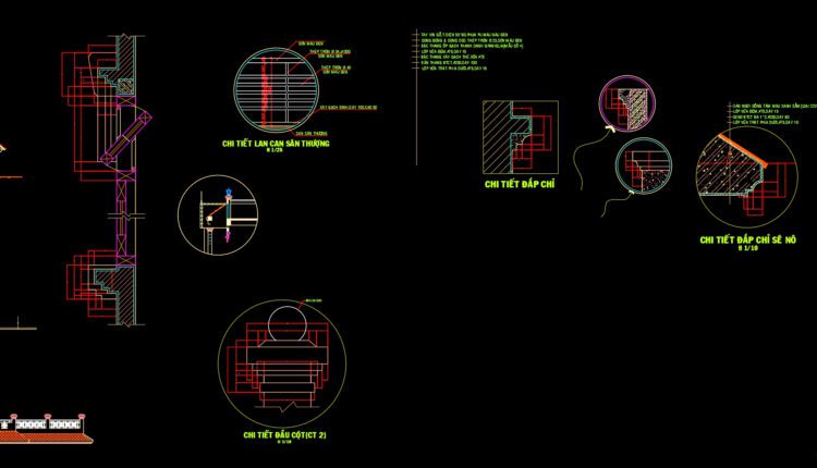 75.Architectural details Drawings Free Download
