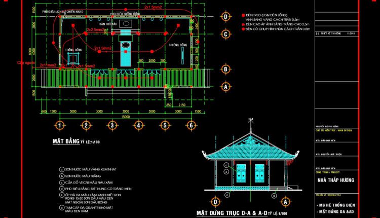 76.Mechanical and Electrical drawing in Autocad file for Memorial center