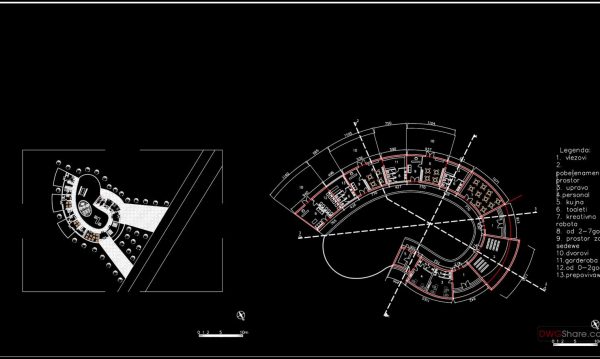Kindergarden project Details AutoCAD File DWG