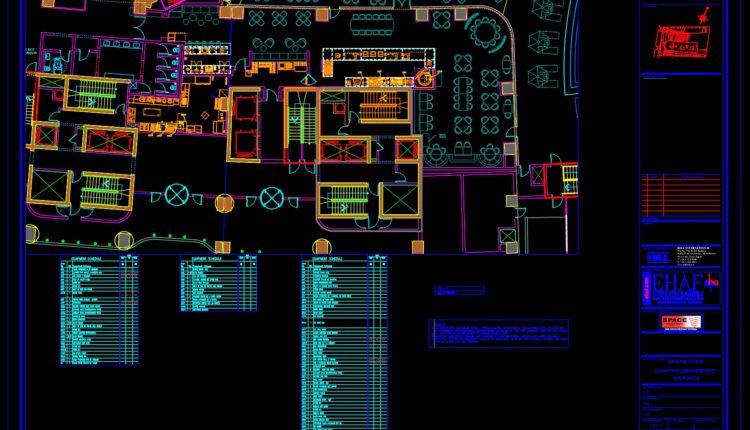 Lebanese Restaurant All Equipements Details AutoCAD File DWG