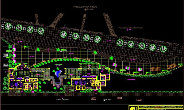 Restaurant Elevation and Outdoor Plans AutoCAD File DWG