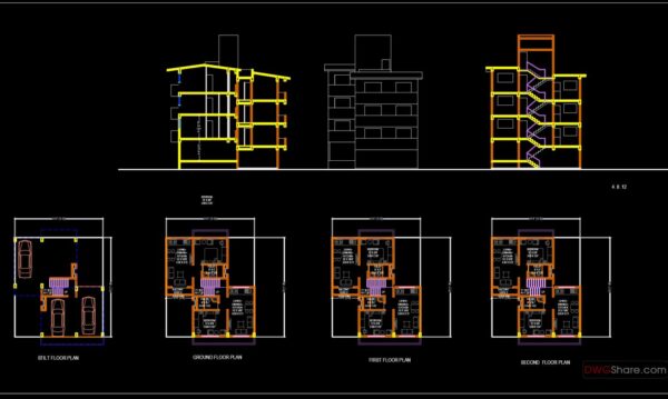 4 years ago
                

                
             3,908Row House Design Plans and Elevations AutoCAD File DWG