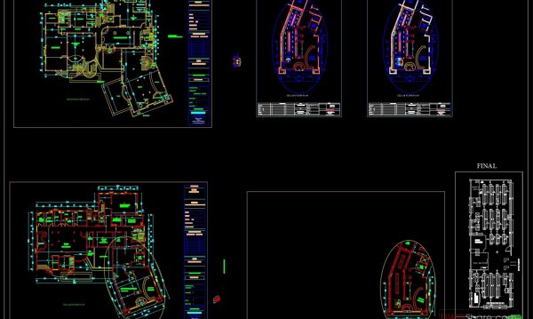 Shopping Mall Design Project AutoCAD File DWG