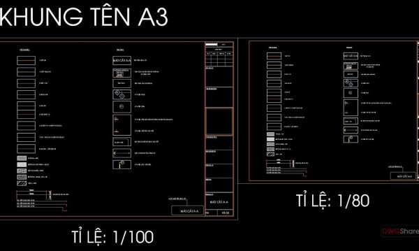 15.Title blocks layout in metric