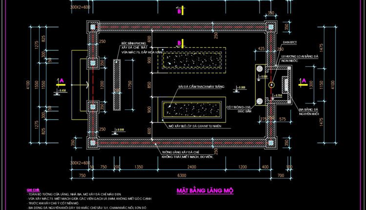 17.A tomb with Vietnamese characteristics AutoCAD File Free Download