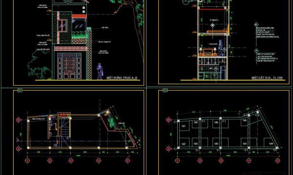 4 years ago 16873 Levels House 4.6×10.4m AutoCAD File Free Download
