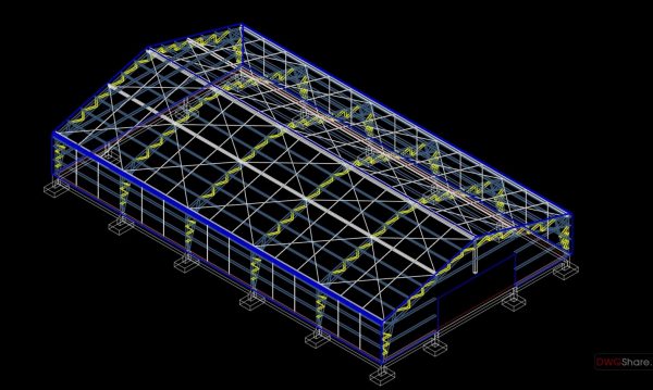 30.Steel Breeding Ground 3D Model CAD