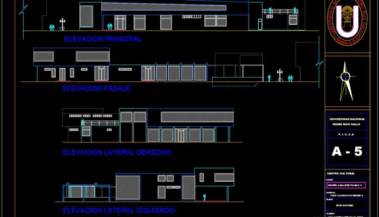 31.Centro cultural de chiclayo AutoCAD File Download