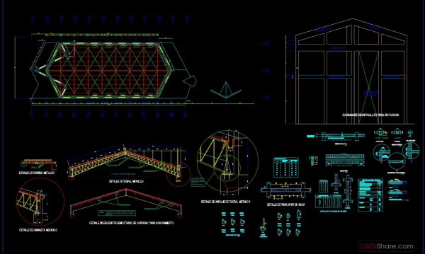 33.Chapel Project Elevation Steel Details CAD