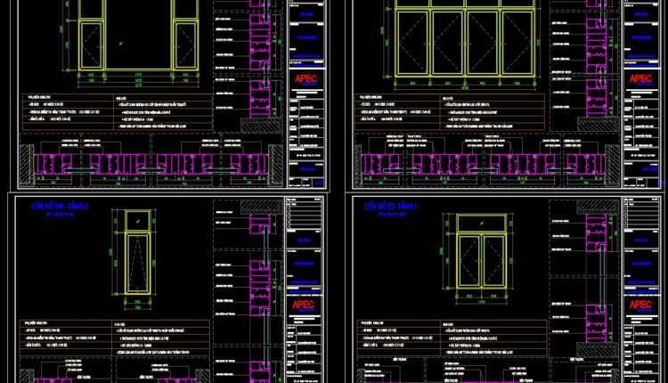 338.Doors singfa autocad file free download