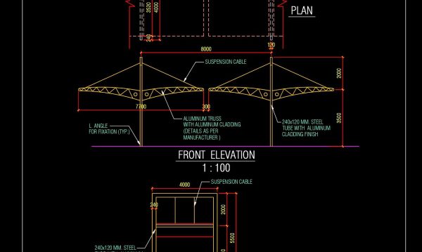 4 years ago
                

                
             1,67537.Steel Shade Typical Section Detail CAD