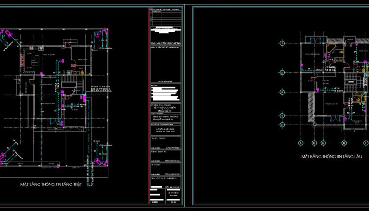 38.Village Electrical Scheme Details CAD