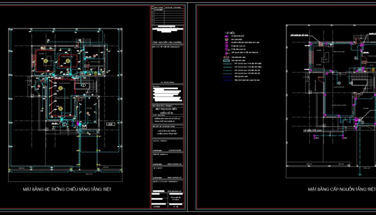 38.Village Electrical Scheme Details CAD