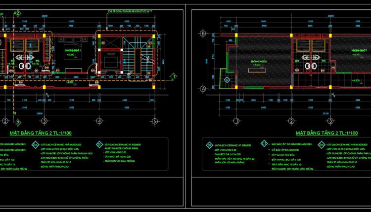 4 Levels House 5×18.6m AutoCAD File Free Download