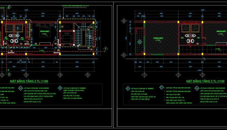 4 Levels House 5×18.6m AutoCAD File Free Download