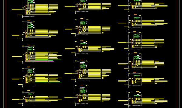 46.Uniflar Diagrams Plan and Symbols Autocad Drawing DWG