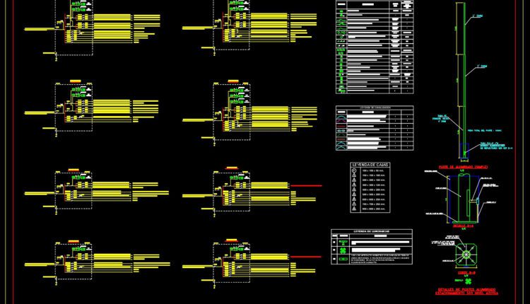 46.Uniflar Diagrams Plan and Symbols Autocad Drawing DWG