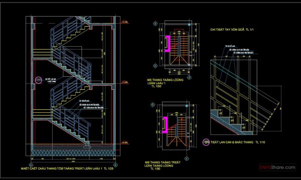 4 years ago
                

                
             1,63358.Detailed drawings of stairs in autocad file