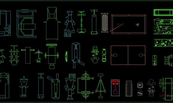 4 years ago
                

                
             3,0726.Gym Equipment Blocks Autocad File DWG
