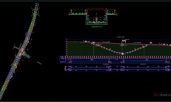 4 years ago
                

                
             3,64960.Cad File of Tunnel Plan profile and Cross Section For Free Download