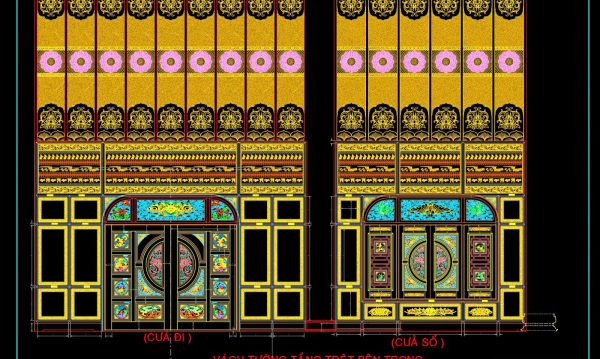 64.Asian Traditional Pattern AutoCAD Blocks Free Download