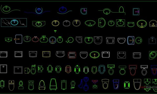 4 years ago
                

                
             1,78571.Bathtub, Wash basin, Toilet bowls free AutoCAD drawing download