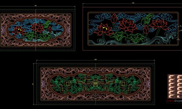 4 years ago 87680.Asian Traditional Pattern AutoCAD Blocks Free Download