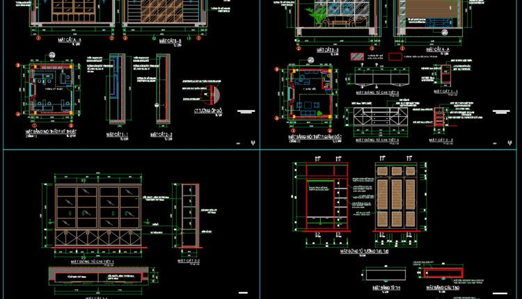 95.Interiors AutoCAD Drawings