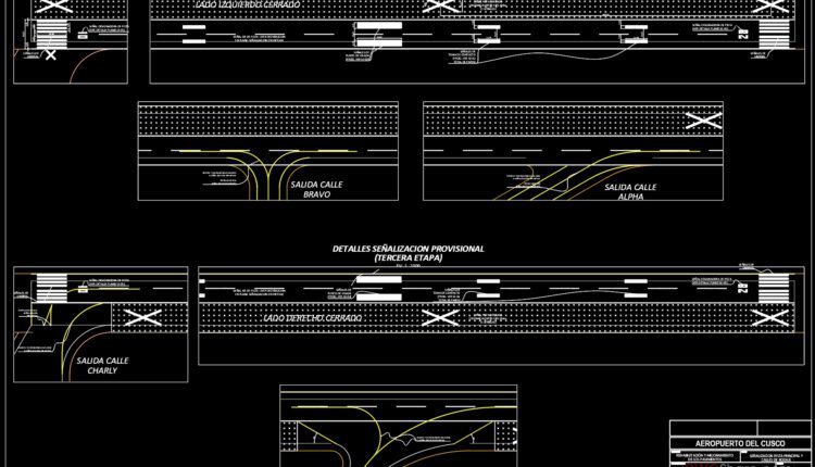 Aeropuerto del cusco autocad dwg file