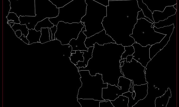 Africa Map AutoCAD File Download