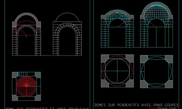 Dome free AutoCAD drawings