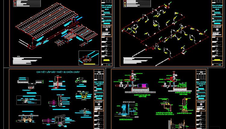 Fire Alarm Drawings For Factory Details AutoCAD File Free Download