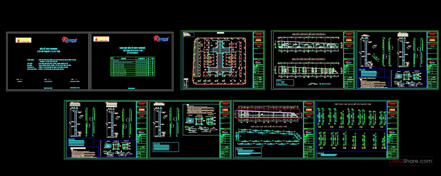 Full set of ShopDrawing drawings of high-rise, low-rise buildings, villas