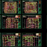 Full set of Shop Drawing drawings of high-rise, low-rise buildings ...