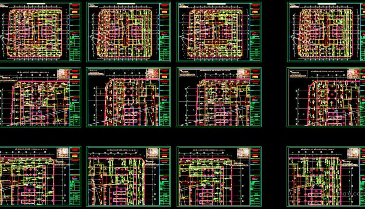 Full set of Shop Drawing drawings of high-rise, low-rise buildings, villas