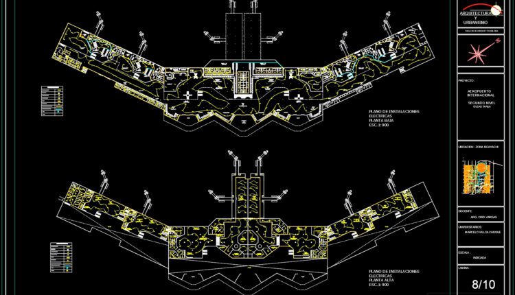 INT Airport Layout Plan AutoCAD File