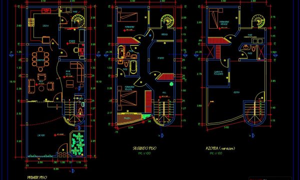 Luxury Hotel Furnished Plans AutoCAD File DWG